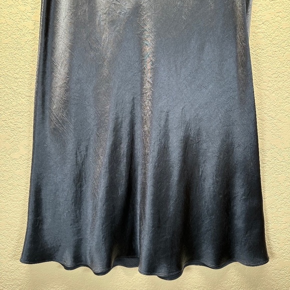 Babaton Aritzia Slip Satin Maxi Skirt Womens Sz. 16 Pull on Elastic Waist Fairy - Picture 7 of 16